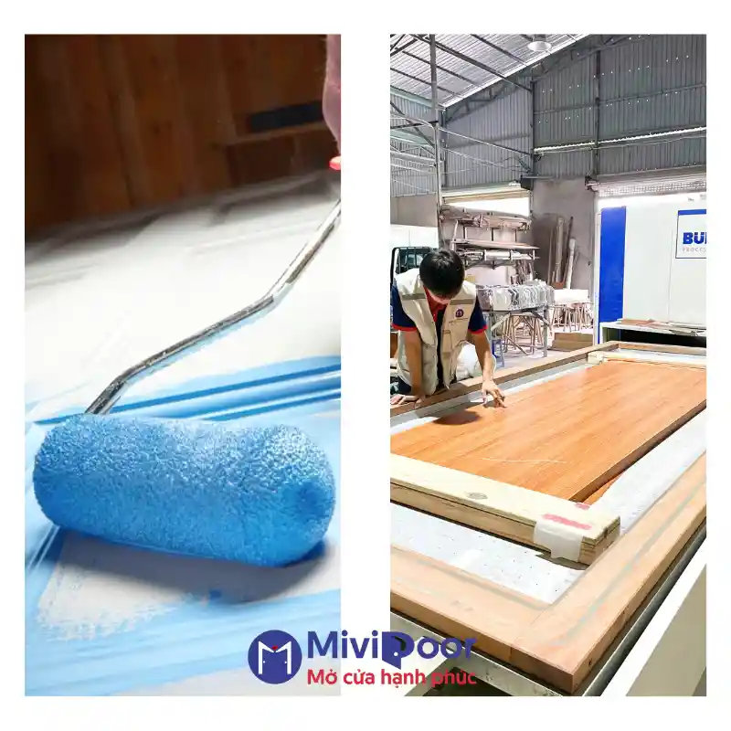 Sơn cửa composite