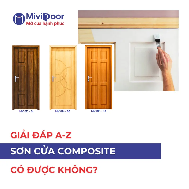 Sơn cửa composite