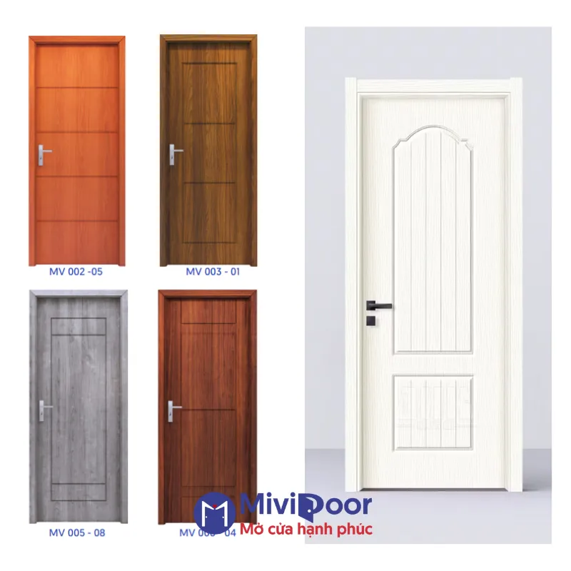 Các loại cửa nhựa giả gỗ