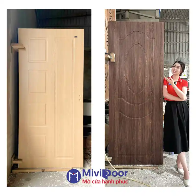 Các loại cửa nhựa giả gỗ
