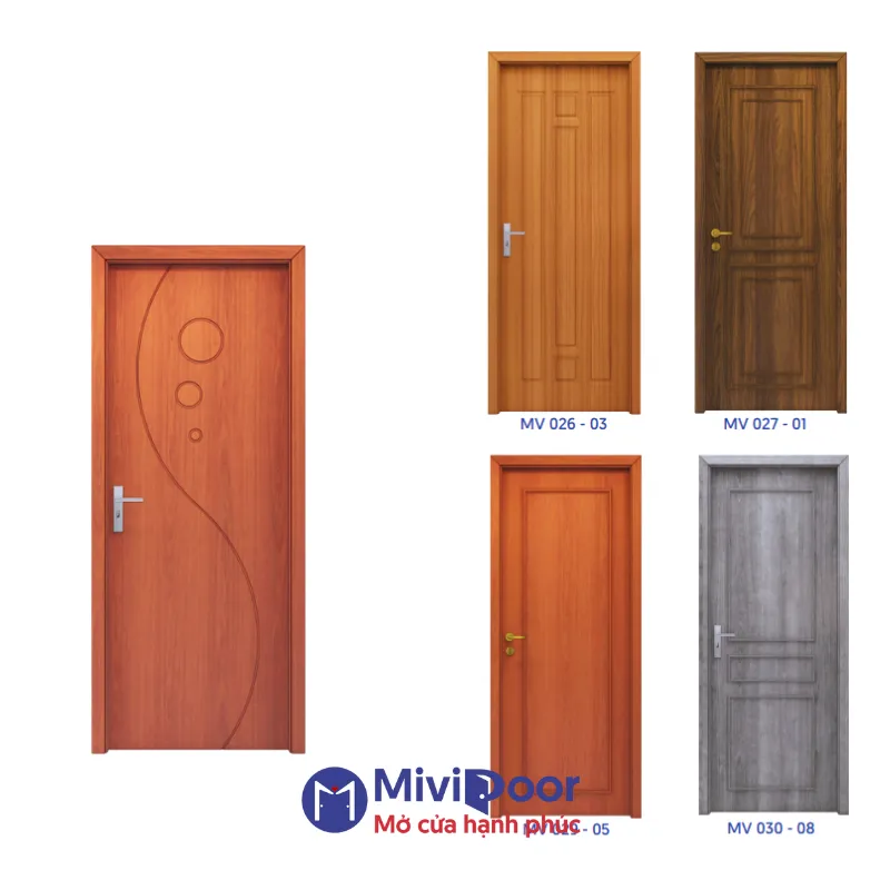 Các loại cửa nhựa giả gỗ