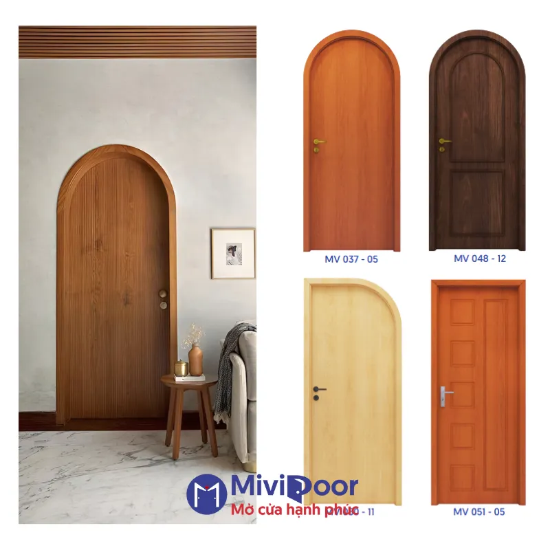 Các loại cửa nhựa giả gỗ