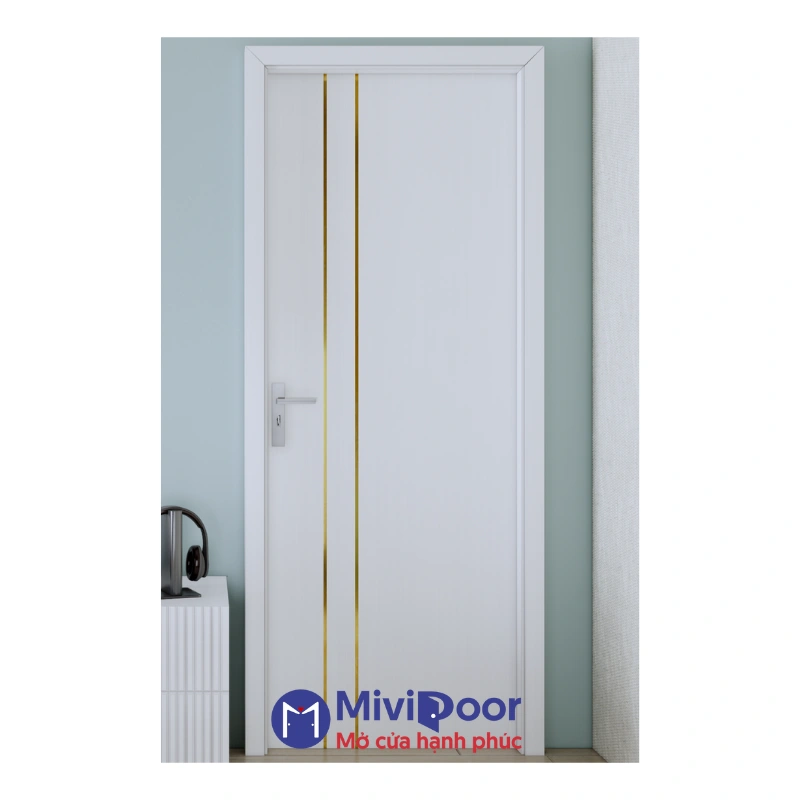 Cửa nhựa giả gỗ trắng