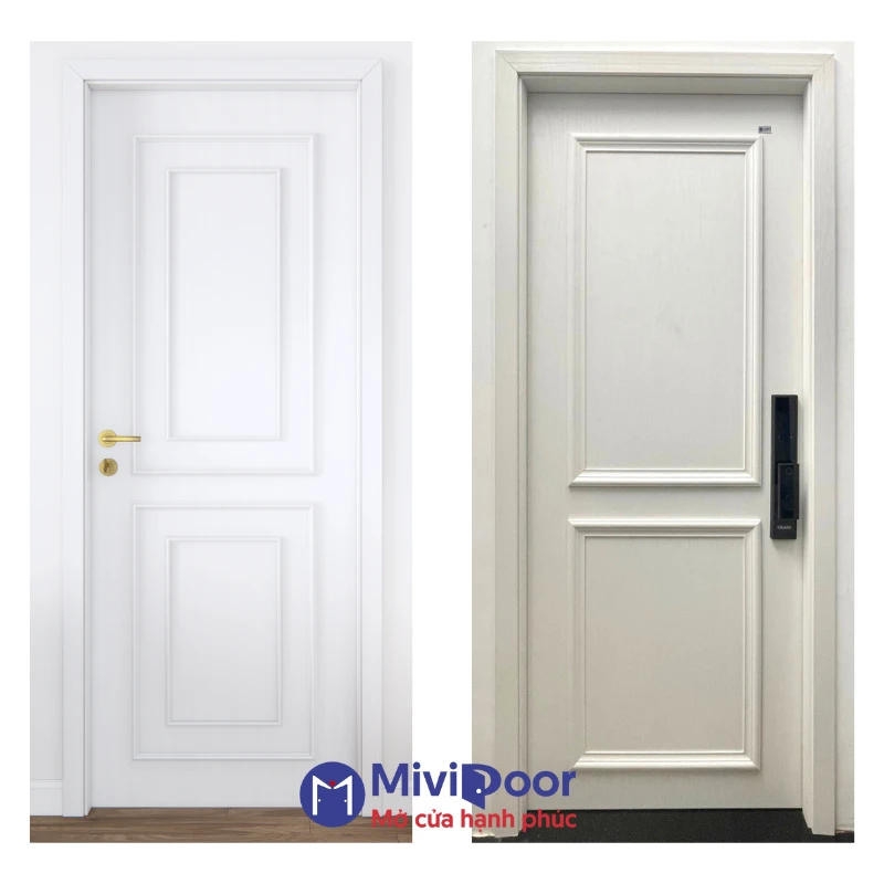 Cửa nhựa giả gỗ trắng