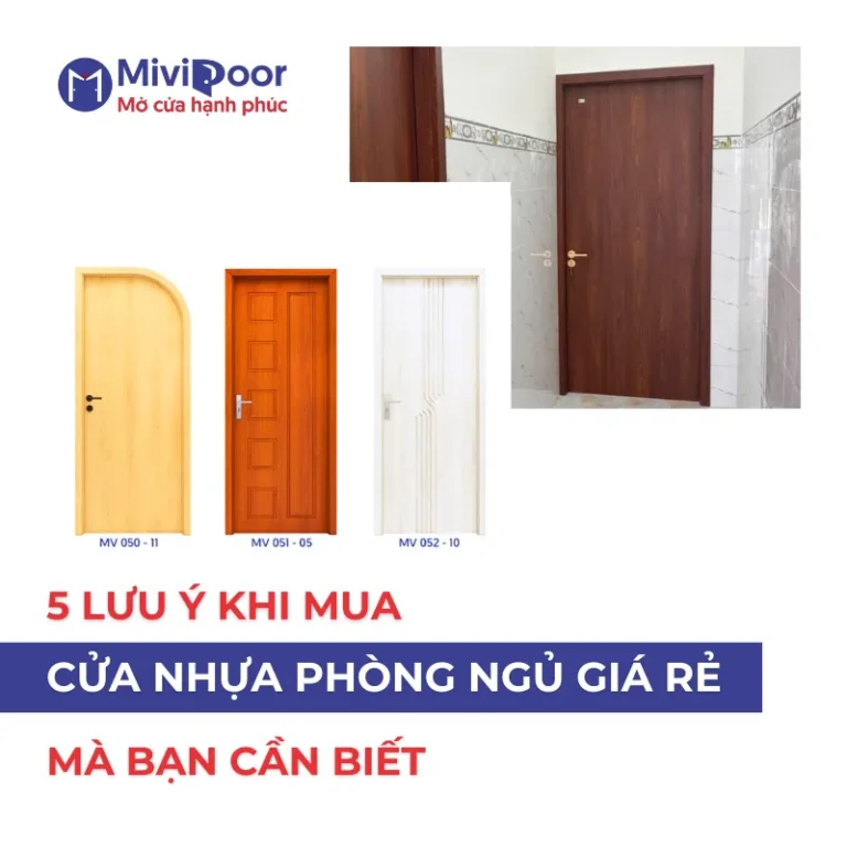 Cửa nhựa phòng ngủ giá rẻ