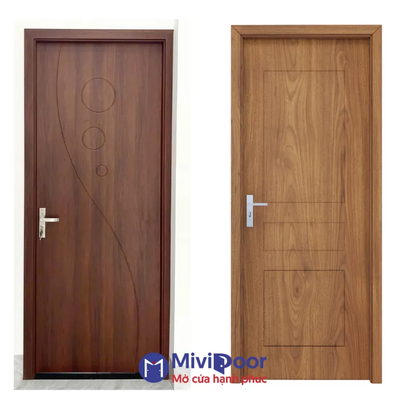 Cửa nhựa vân gỗ giá rẻ