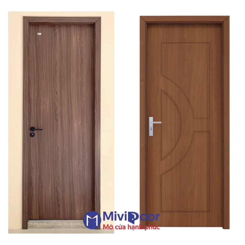 Cửa nhựa vân gỗ giá rẻ