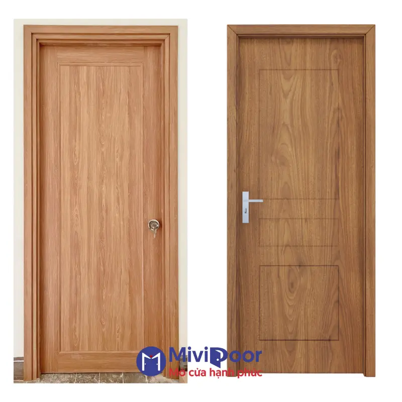 Cửa nhựa vân gỗ giá rẻ