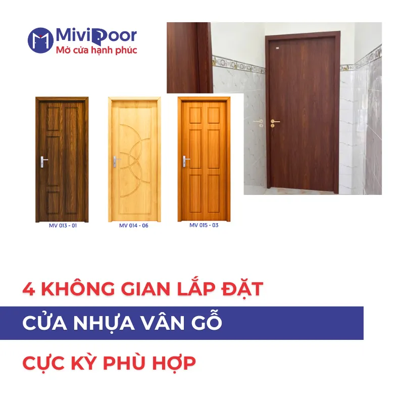 Cửa nhựa vân gỗ