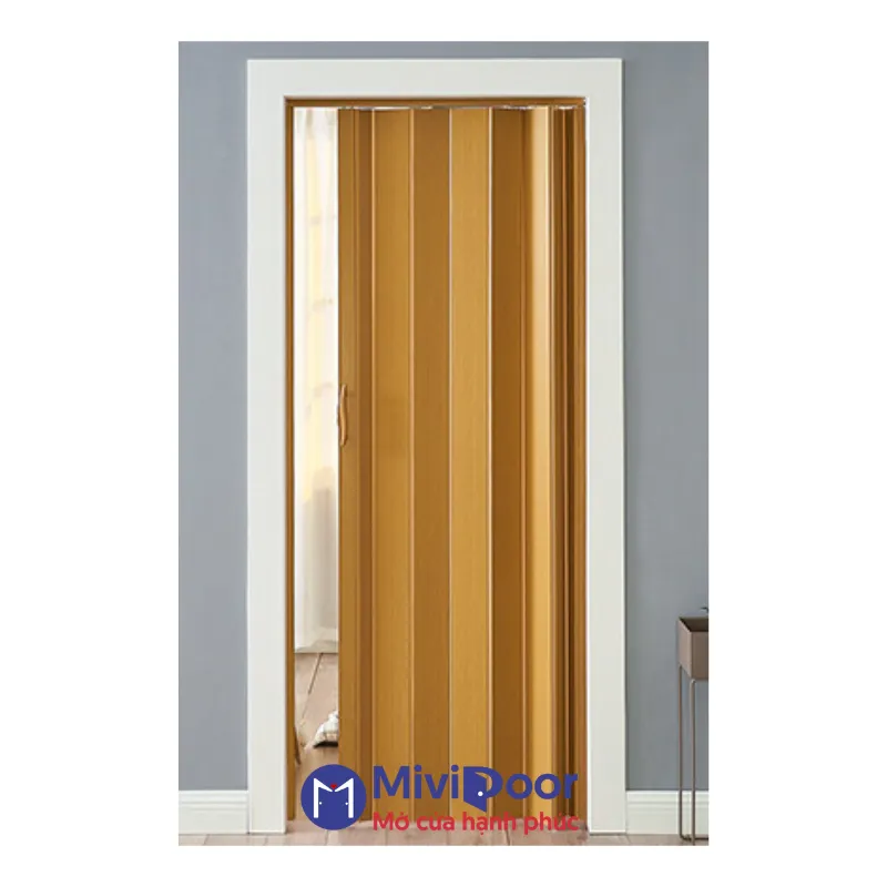 Cửa xếp nhựa phòng ngủ 