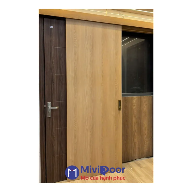 Cửa xếp nhựa phòng ngủ 