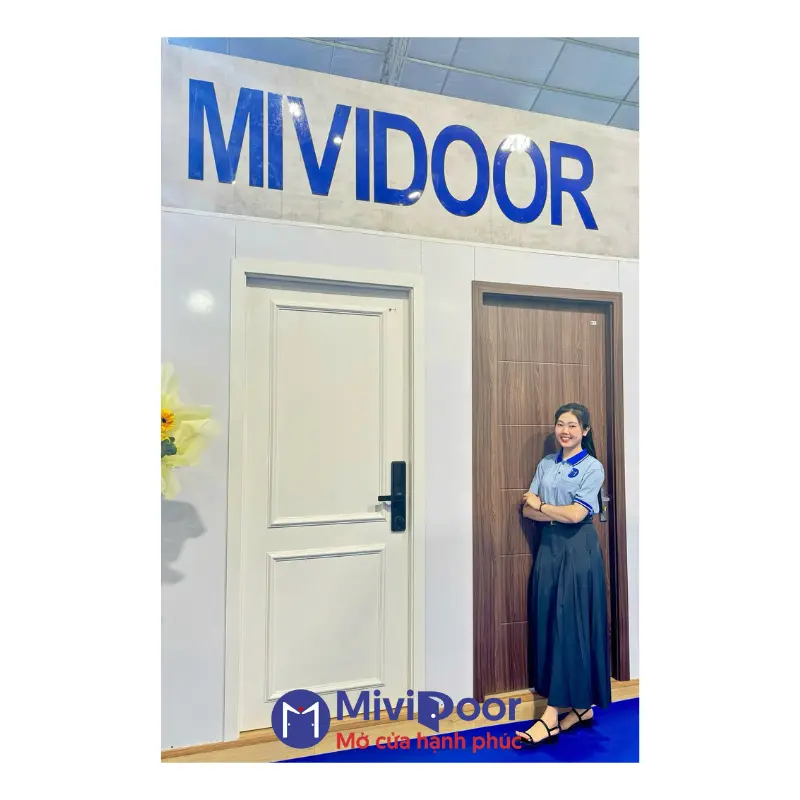 Cửa xếp nhựa phòng ngủ 