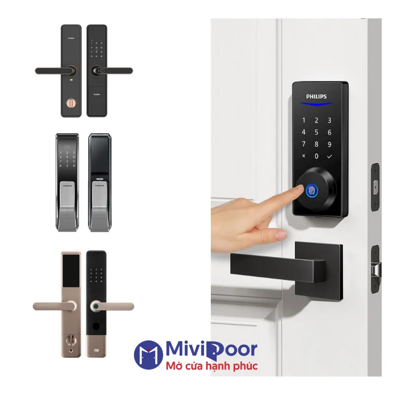 Khóa cửa composite cho không gian