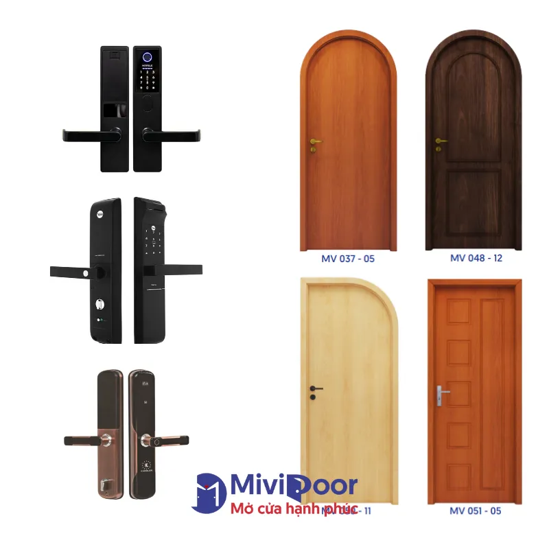 Khóa cửa composite cho không gian