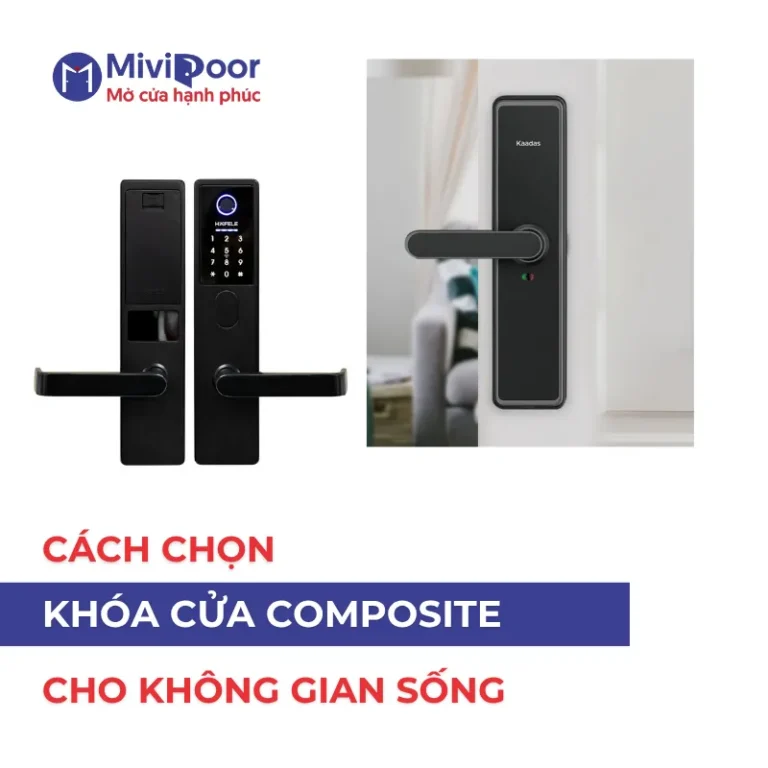 Khóa cửa composite cho không gian