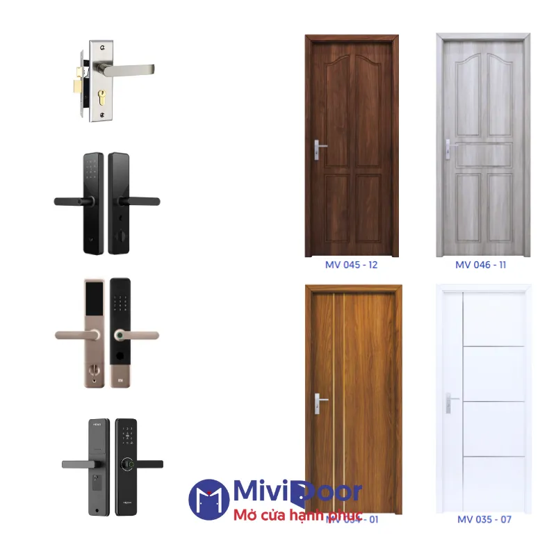 Khóa cửa composite cho không gian