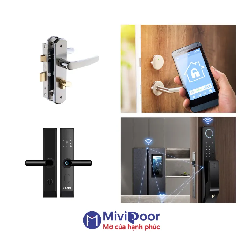 Khóa cửa composite