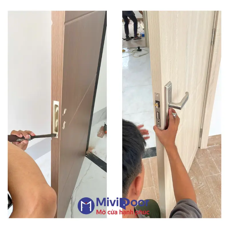 Ổ khóa cửa composite