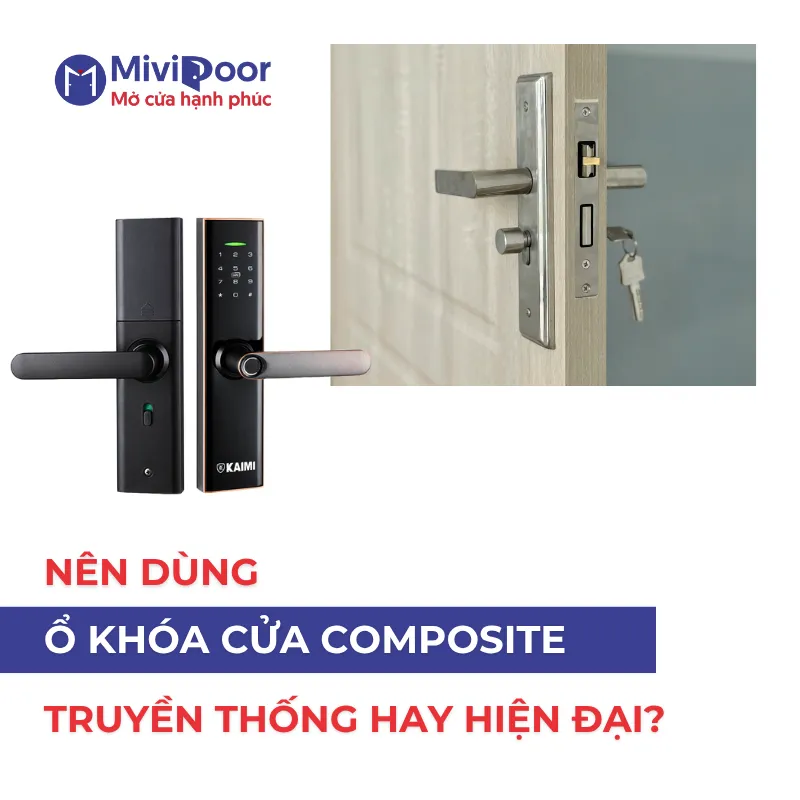 Ổ khóa cửa composite