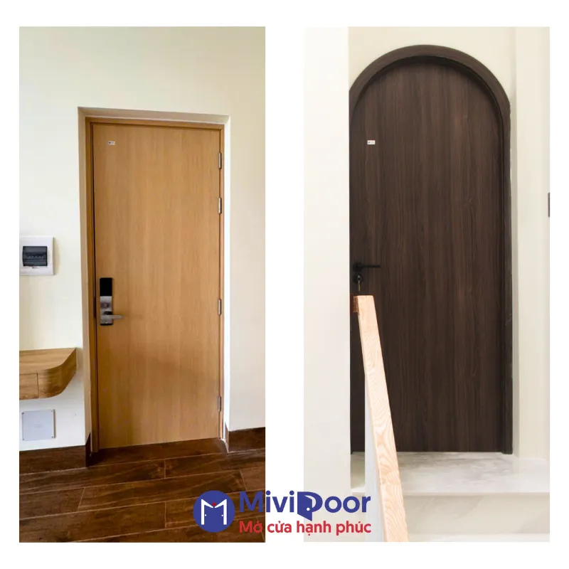 Phủ phim cửa composite