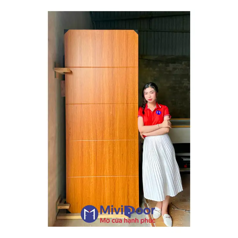 Phủ phim cửa composite