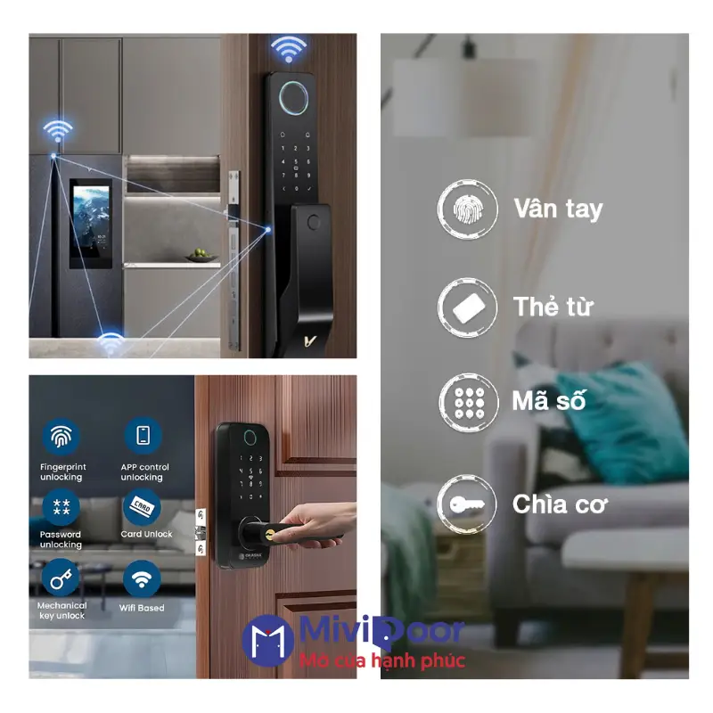 Thương hiệu khóa cửa composite 