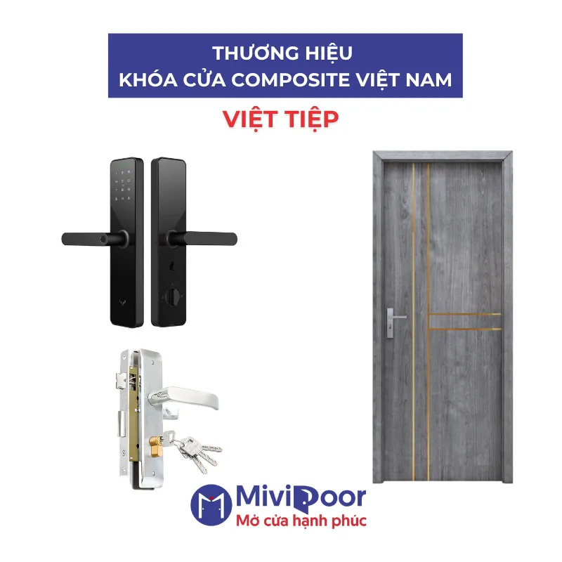 Thương hiệu khóa cửa composite 