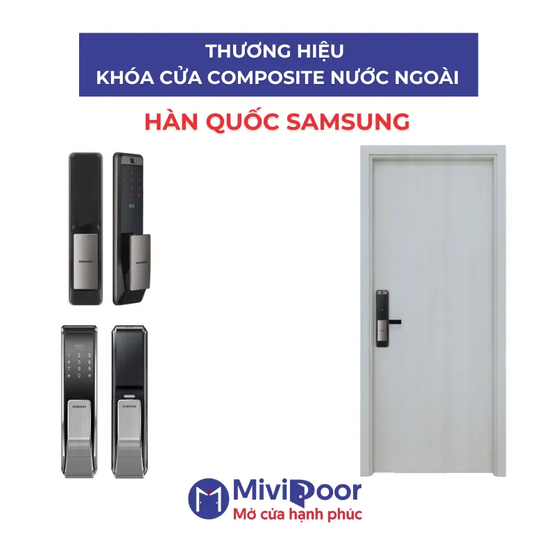 Thương hiệu khóa cửa composite 