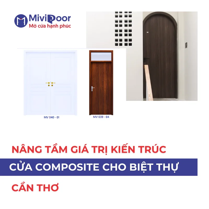 Cửa composite cho biệt thự Cần Thơ