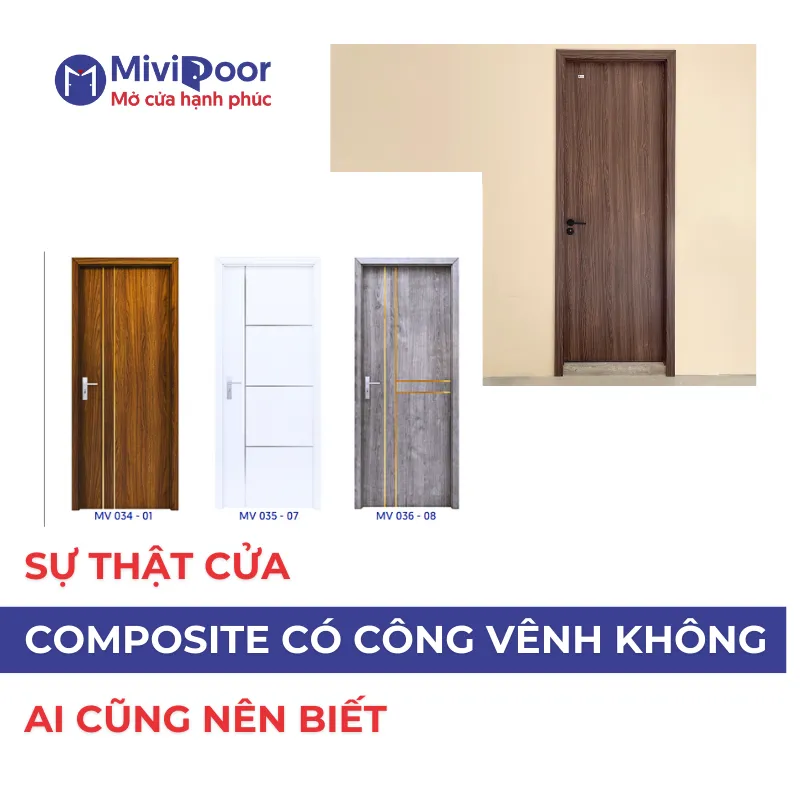 Cửa composite có bị cong vênh không